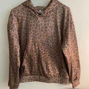 CHEETAH PRINT HOODIE